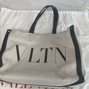 Valentino Canvas Tote Bag